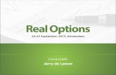 Real Options 2015