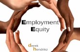 Employment Equity by Derek Hendrikz