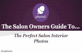 How To Take The Perfect Salon Interior Photo