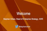 AWS Summit Singapore Keynote with Stephen Orban - Head of Enterprise Strategy