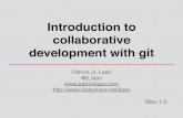Collaborative development with git