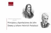Principios y Aportaciones de Dewey y Pestalozzi