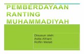 Pemberdayaan Ranting Muhammadiyah