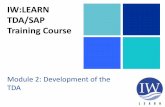 TDA/SAP Methodology Training Course Module 2 Section 6