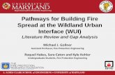 Pathways to Building Fire Spread in the Wildland-Urban Interface
