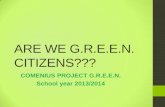 Are we green citizens