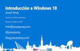 Introducción a Windows 10