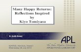 WE3.L10 - Many Happy Returns: Reflections Inspired by Kiyo Tomiyasu