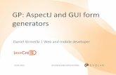 JavaCro'15 - GP GUI form generators - Daniel Strmečki