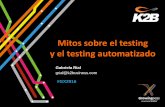 Mitos sobre el testing y el testing automatizado