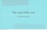 The end of the war