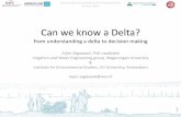 Arjen Zegwaard "Can we know a Delta?"