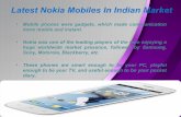 Latest nokia mobiles in indian market