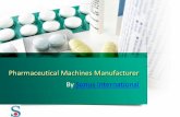 Pharmaceutical Machines Manufacturer in India