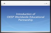 Introduction of oesf education consortium