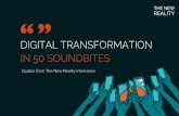 Digital transformation in 50 soundbites