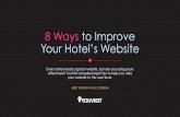 8 Ways to Improve Your Hotel's Website