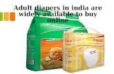 Adult diapers in india are widely available to buy online