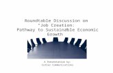 Job creation   pathway to a sustainable economic growth