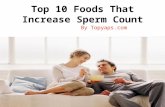 Sperm count - Top 10 Foods That Increase Sperm Count