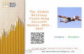 The Global Military Fixed-Wing Aircraft Market 2015-2025