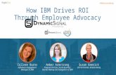 How IBM drives roi through employee advocacy