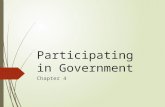 Participating in Government