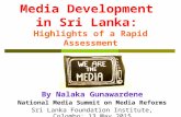Media Reforms in Sri Lanka - Highlights of a Rapid Assessment by Nalaka Gunawardene - 13 May 2015
