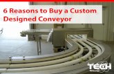 6 Reasons to Buy a Custom Designed Conveyor