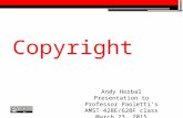 Presentation on copyright