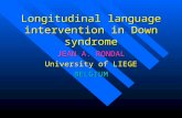 Longitudinal Language Intervention in Down Syndrome ...