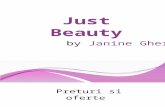 Just beauty servicii oferte_preturi_by janine g.