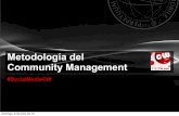 La metodología del  community management congreso web