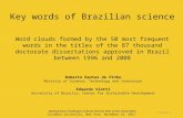 Key words of Brazilian science