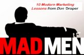 10 Modern Marketing Lessons from Don  Draper