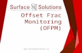 Offset Frac Monitoring - Surface Solutions