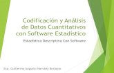 Codificación y Estadística Descriptiva con Software