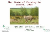 The State of Farming in Exmoor - 2015