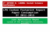 Lpu carbon footprint report