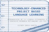 Technology enhanced project based language learning