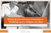 Ethics & Compliance Innovations: Thinking (Just) Outside the Box