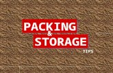 Packing and Storage Tips