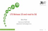 LTE Release 13 and road to 5G