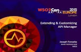 WSO2Con EU 2015: Extending and Customizing WSO2 API Manager