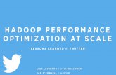Hadoop Summit 2015: Performance Optimization at Scale, Lessons Learned at Twitter (Alex Levenson)