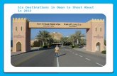 Six destinations in oman