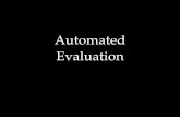 JHU MT class: Automated Evaluation