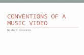 1. conventions of a music video