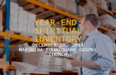 Year-end: Spiritual Inventory