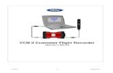 User manual of vcm ii customer flight recorder